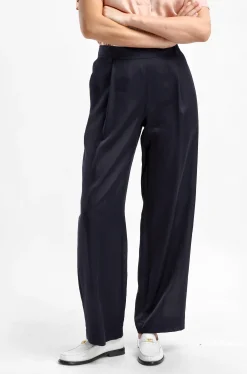 Femme Vince Pantalon Pull On En Bleu Marine