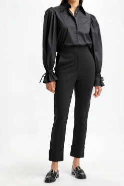 Femme Max Mara Pantalon Sevres En Noir