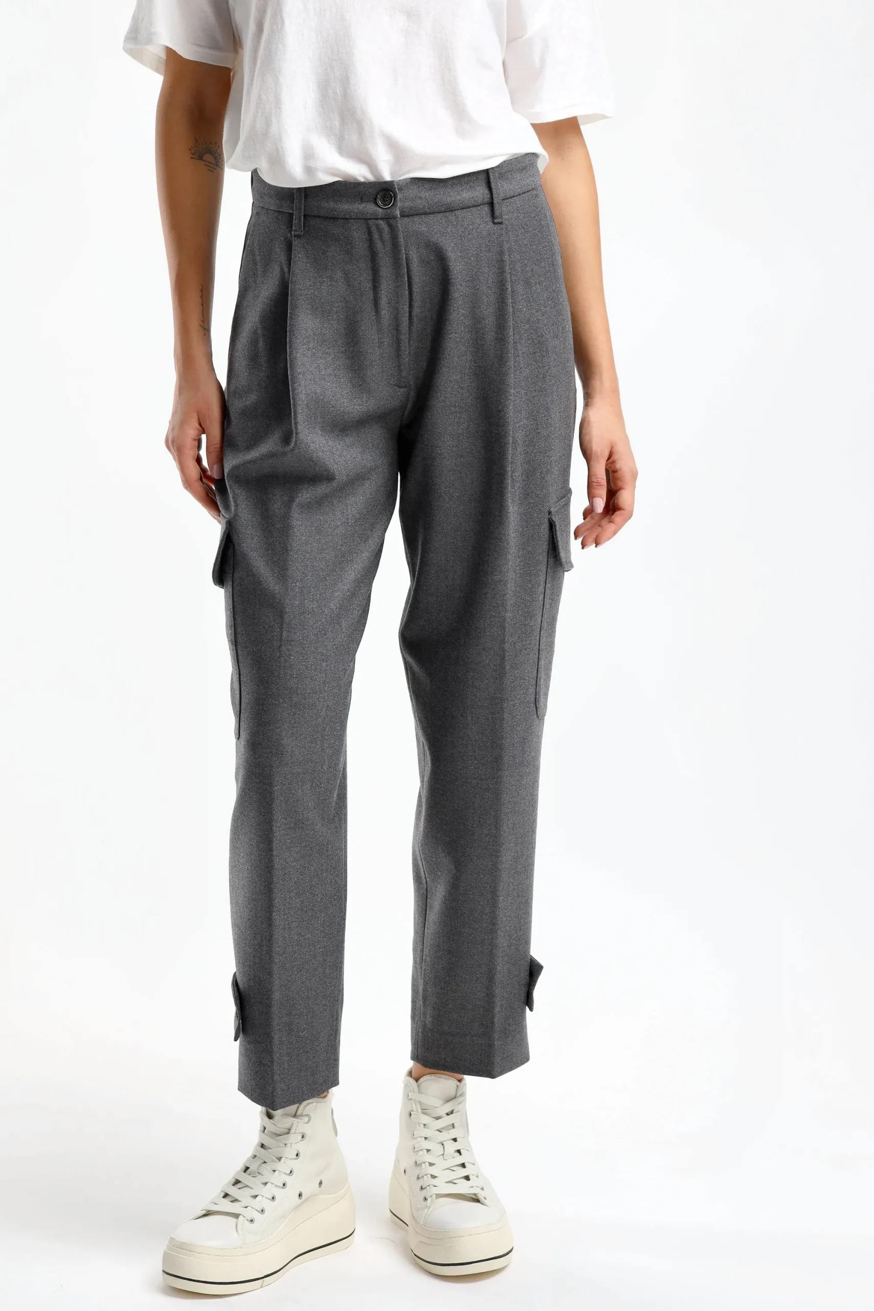 Femme Nine In The Morning Pantalon Sophie En Gris