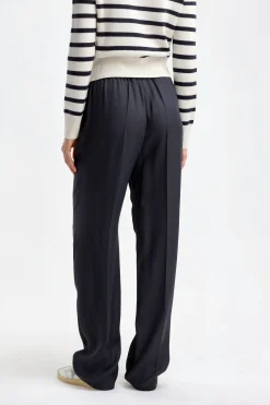 Femme Joseph Pantalon Tahiti En Bleu Marine