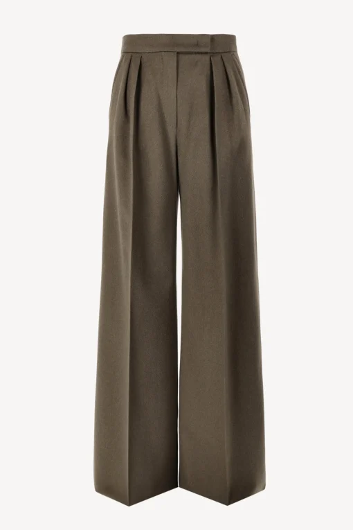 Femme Max Mara Pantalon Werther En Kaki