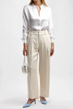 Femme Vince Pantalon Wide Leg A Enoki