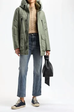 Femme Woolrich Parka Arctic En Gris Toundra