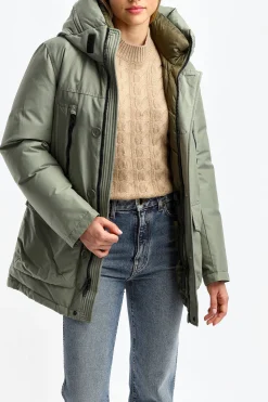 Femme Woolrich Parka Arctic En Gris Toundra