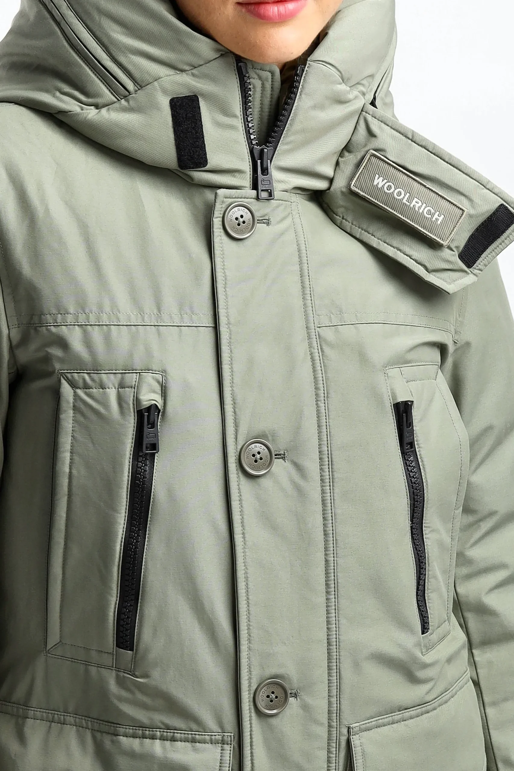 Femme Woolrich Parka Arctic En Gris Toundra