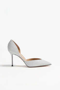 Femme Aquazzura Pompes Uptown En Argent
