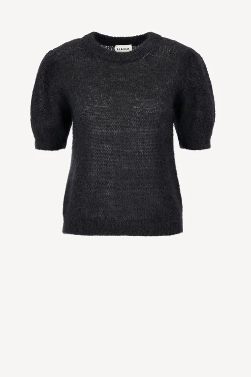 Femme P.A.R.O.S.H. Pull A Manches Courtes Luce En Noir