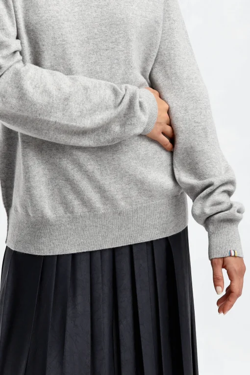 Femme Extreme Cashmere Pull Be Classic N° 36 En Gris