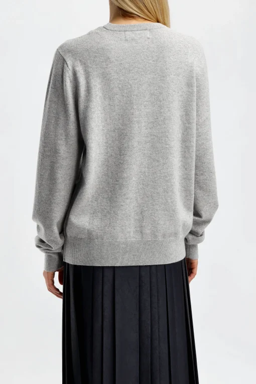 Femme Extreme Cashmere Pull Be Classic N° 36 En Gris