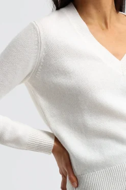 Femme Anita Hass Pull Blair En Ivoire