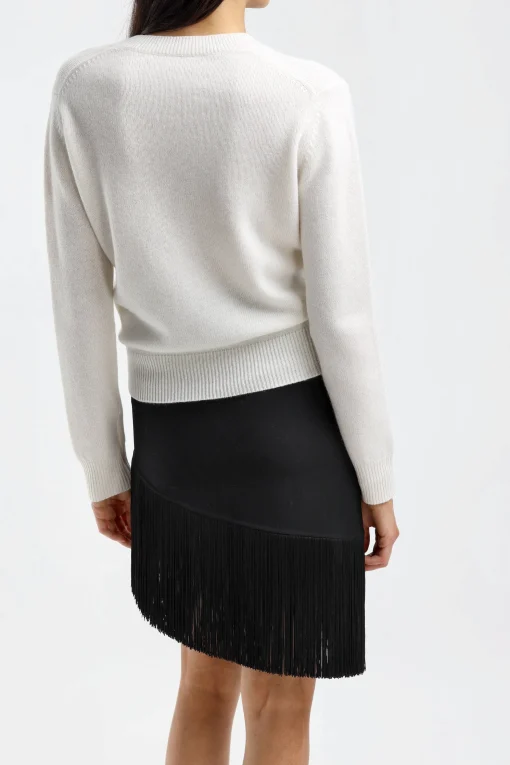Femme Anita Hass Pull Blair En Ivoire