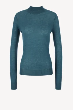 Femme Joseph Pull Cashair En Sarcelle Foncee