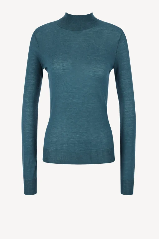 Femme Joseph Pull Cashair En Sarcelle Foncee