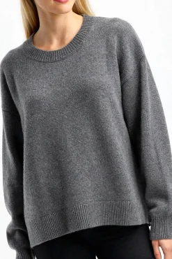 Femme Nili Lotan Pull En Cachemire Gris Imogen