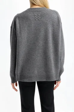 Femme Nili Lotan Pull En Cachemire Gris Imogen