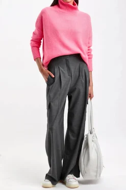 Femme Lisa Yang Pull Heidi En Citron Rose