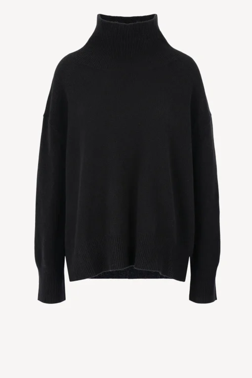 Femme Van Kukil Pull Jean En Noir Ebene