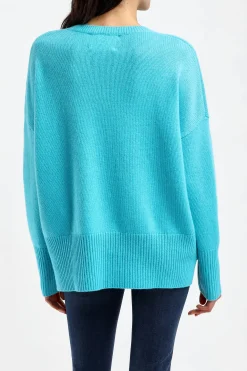 Femme Lisa Yang Pull Mila En Bleu Amalfi