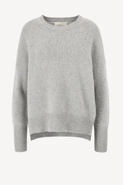 Femme Lisa Yang Pull Mila En Gris Colombe