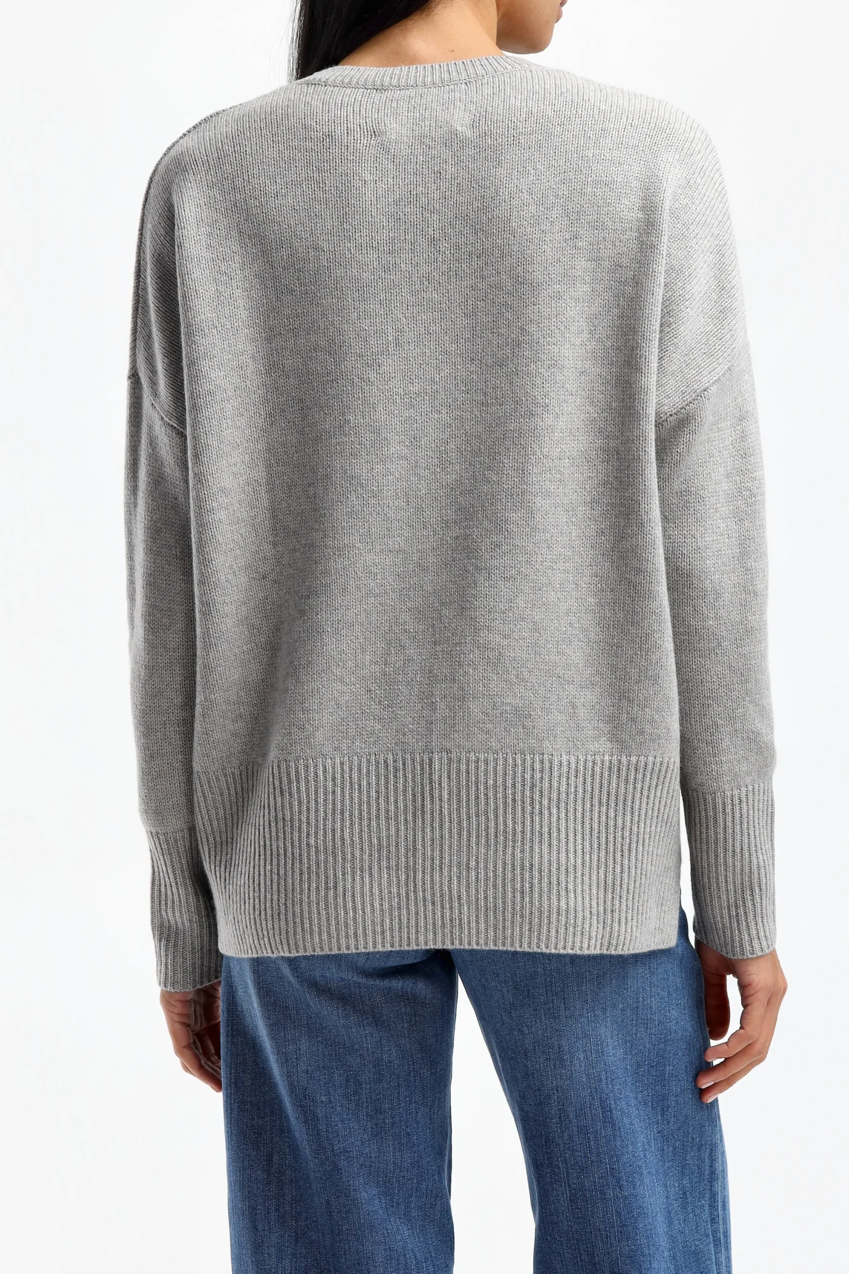 Femme Lisa Yang Pull Mila En Gris Colombe