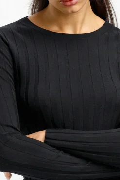 Femme Allude Pull Noir Dechire