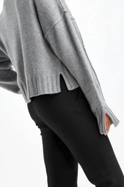 Femme Van Kukil Pull Reese En Gris Derby