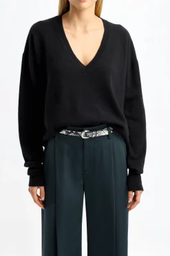 Femme phiili Pull St. Tropez En Noir