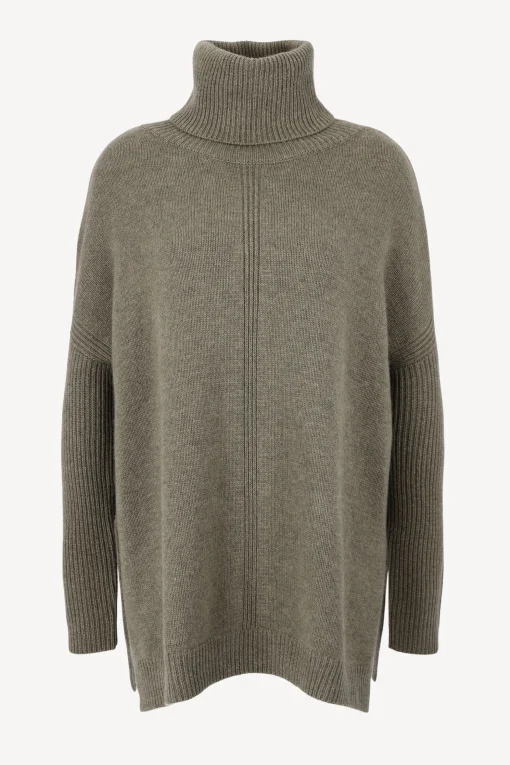 Femme Kujten Pull Tali En Kaki