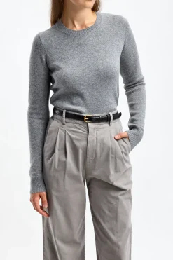 Femme Nili Lotan Pull Waldorf En Gris Clair