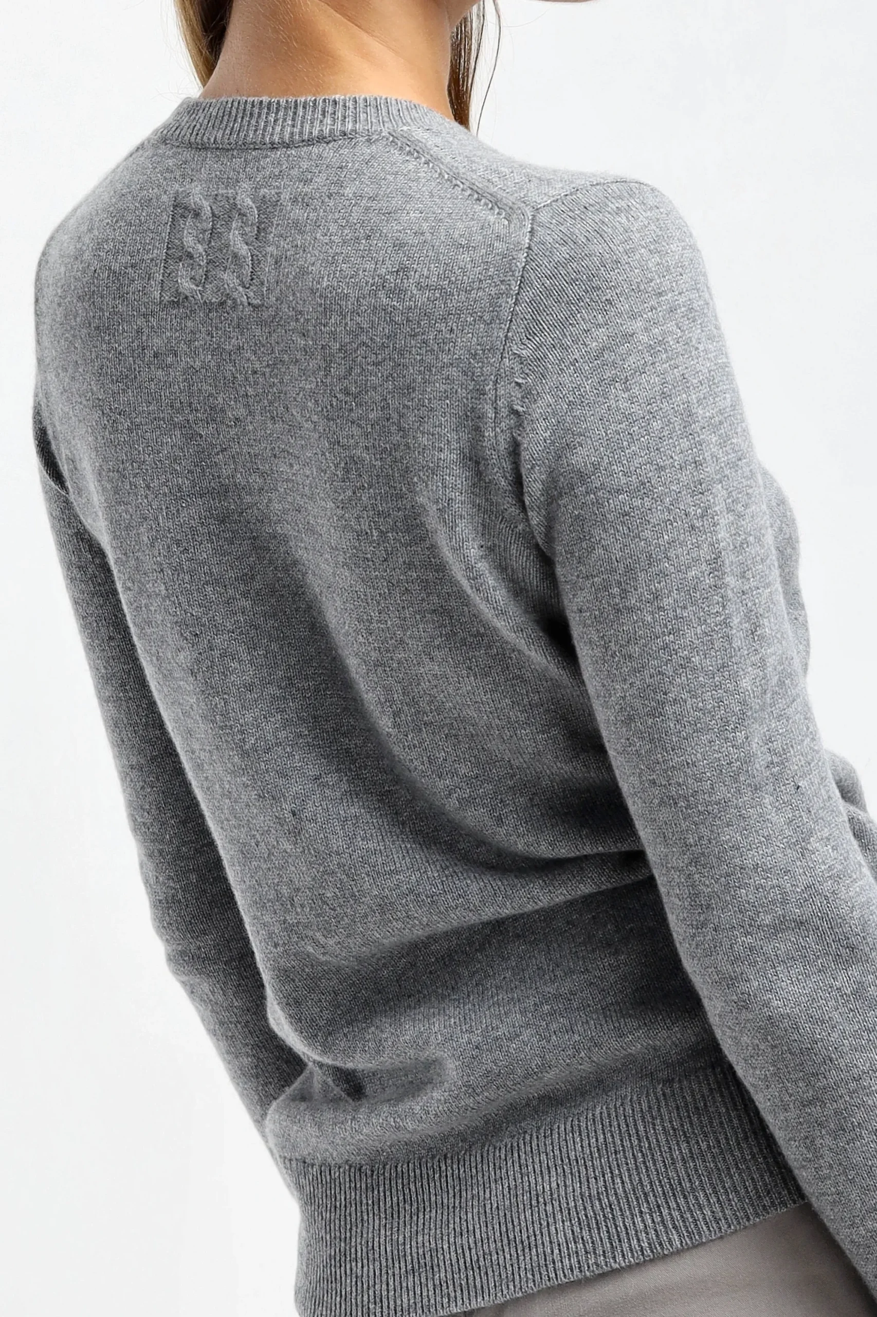 Femme Nili Lotan Pull Waldorf En Gris Clair