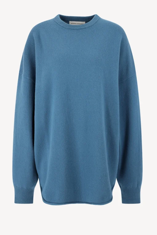 Femme Extreme Cashmere Pull-Over Crew Hop N° 53 En Agua