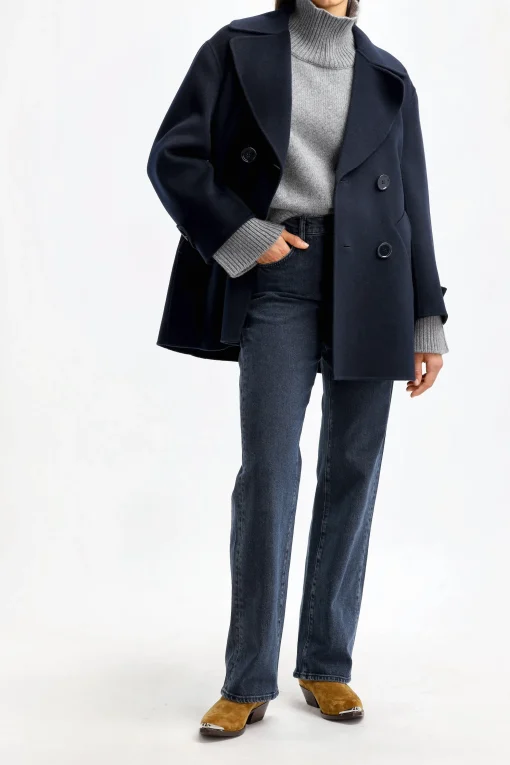 Femme Van Kukil Pull-Over Ocean En Gris Majestueux
