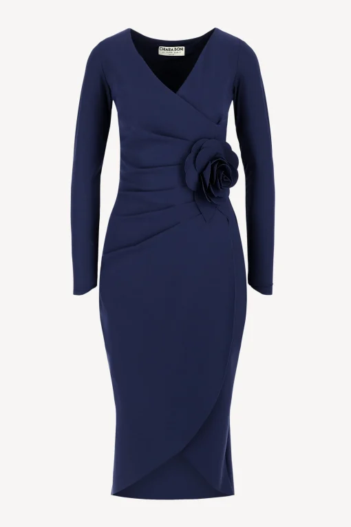 Femme Chiara Boni Robe Agapios En Blu Notte