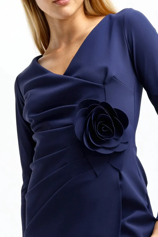 Femme Chiara Boni Robe Agapios En Blu Notte