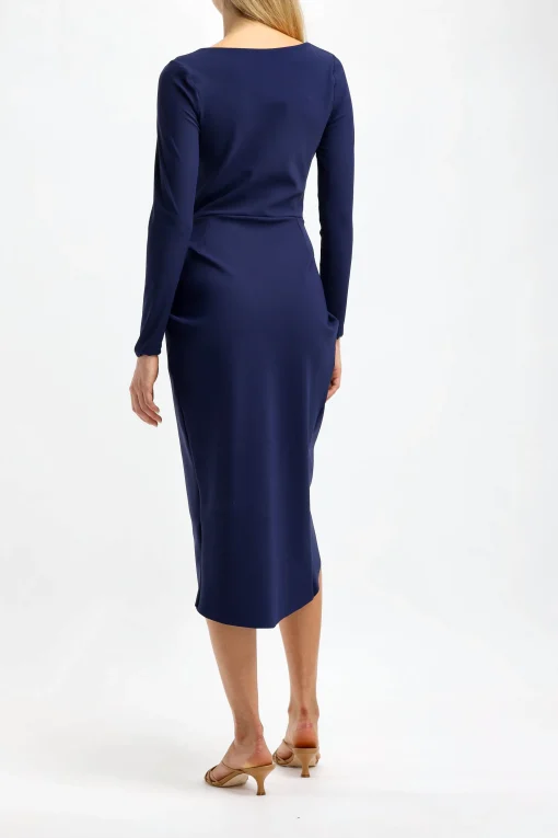 Femme Chiara Boni Robe Agapios En Blu Notte