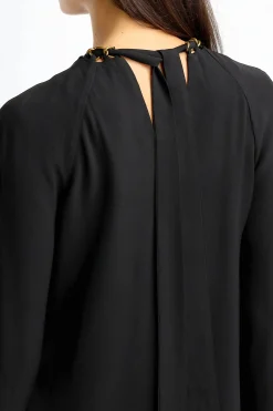 Femme Zimmermann Robe Chain Embellie En Noir
