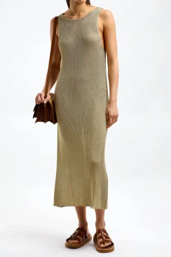 Femme by Aylin Koenig Robe Chella En Or