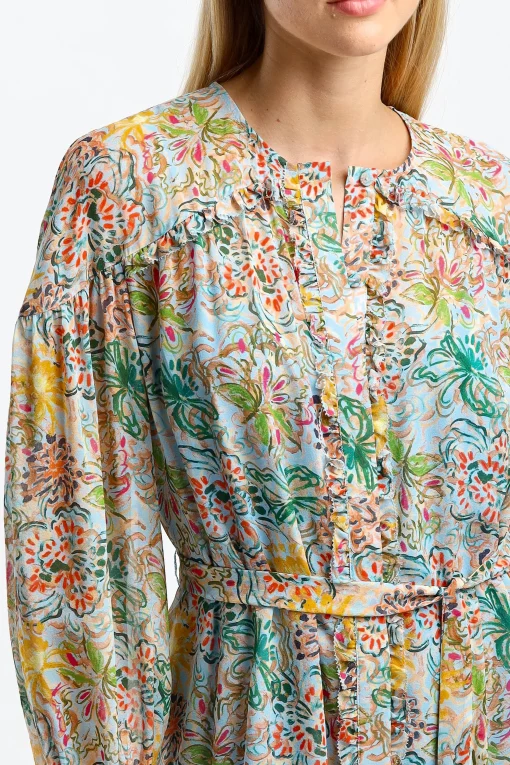 Femme Saloni Robe Pixie A Orchard Sky