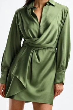 Femme Simkhai Robe Talit En Nori