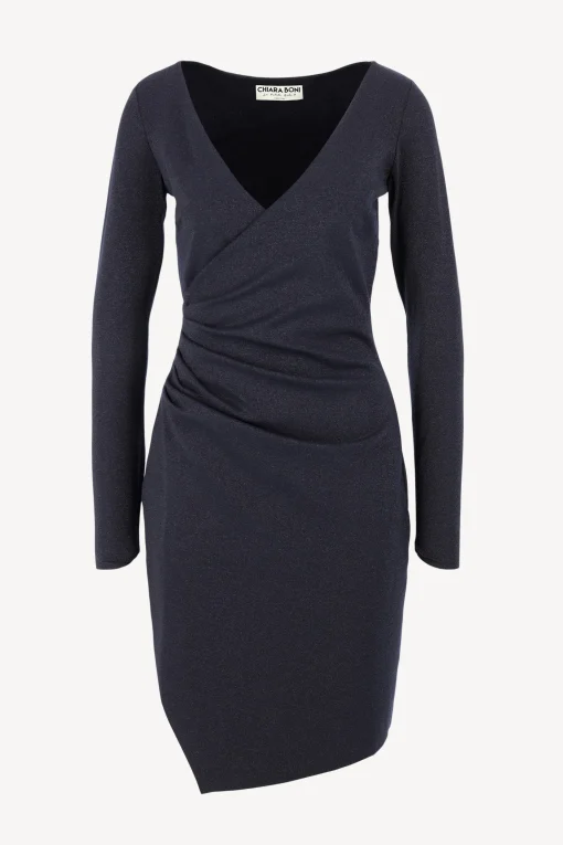 Femme Chiara Boni Robe Yoon En Blu Notte
