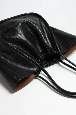 Femme Proenza Schouler Sac Carved Python Xl En Noir