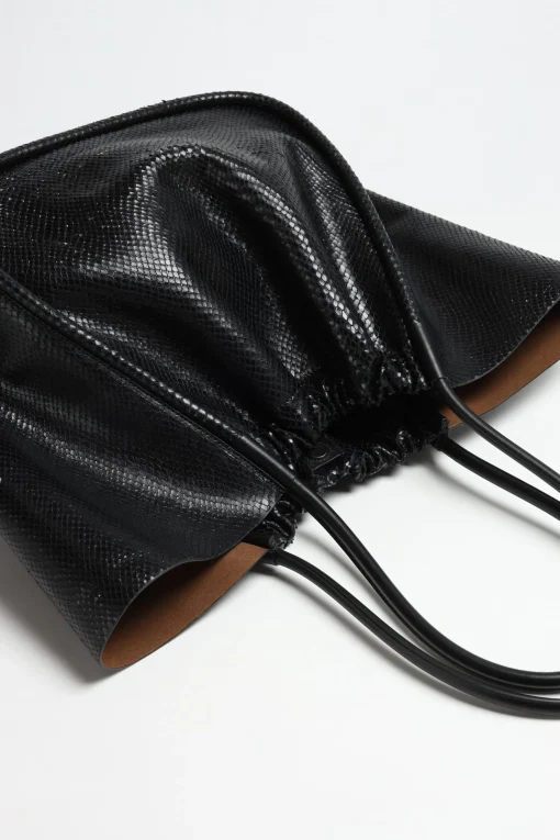 Femme Proenza Schouler Sac Carved Python Xl En Noir