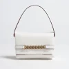 Femme Victoria Beckham Sac Chain Mini En Blanc