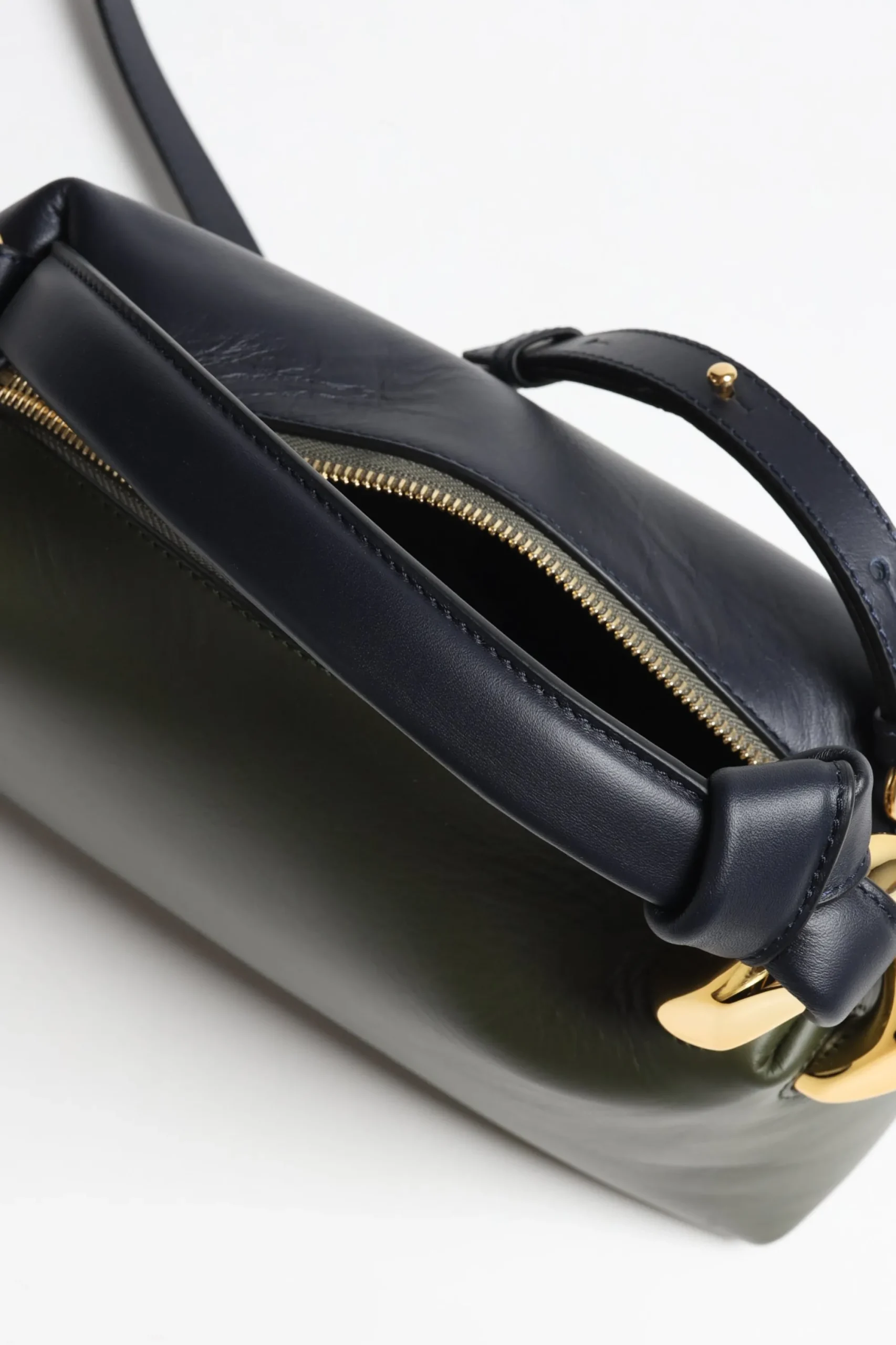 Femme JW Anderson Sac Corner En Kaki/Navy