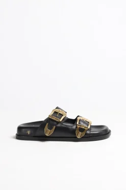 Femme Anine Bing Sandale Waylon En Noir