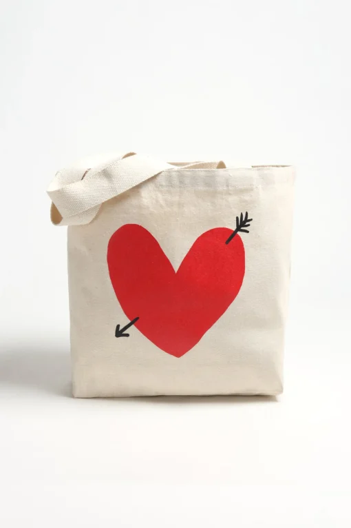 Femme Anita Hass Shopper En Coton Avec Logo En Forme De Coeur