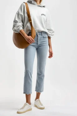 Femme Anine Bing Sweat A Capuche Alec En Gris