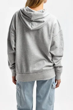 Femme Isabel Marant Sweat A Capuche Scott En Gris