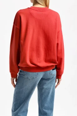 Femme Anine Bing Sweat-Shirt Jaci En Rouge
