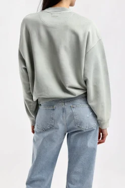 Femme Anine Bing Sweat-Shirt Jaci Ny En Vert